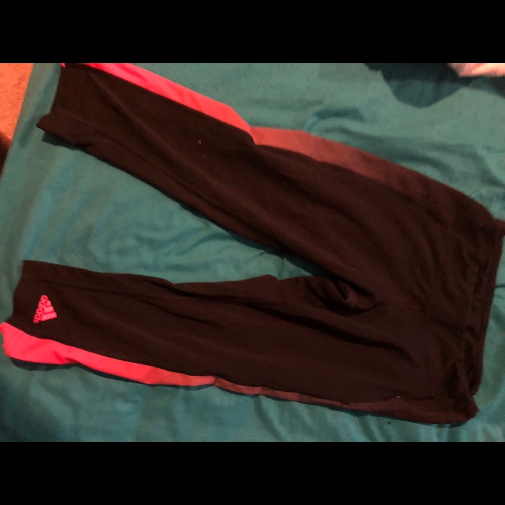 Adidas 3/4 length workout leggings